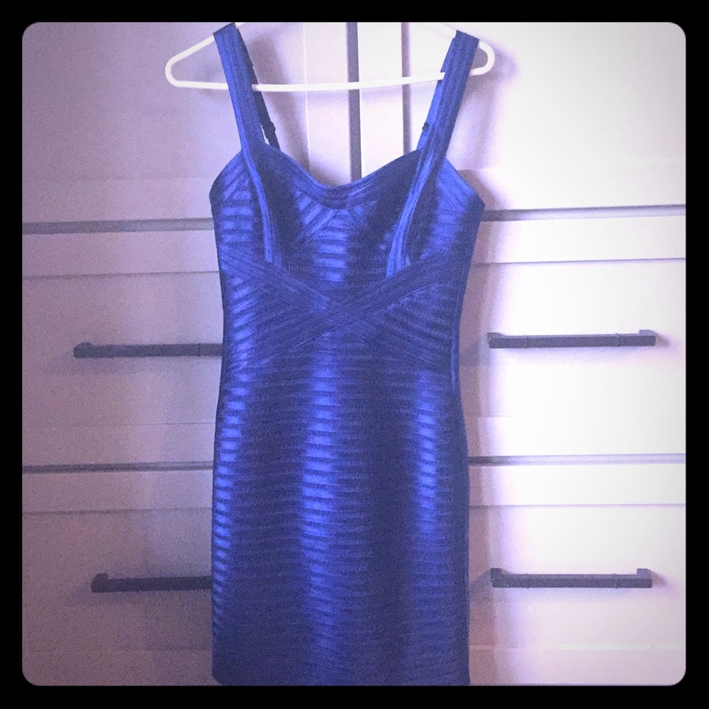 Navy Blue BCBG bandage cocktail dress, size 4